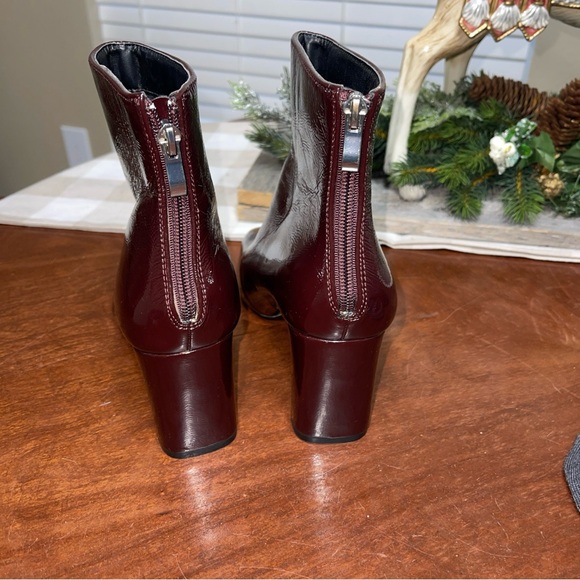 So Me patent Leather Heeled Booties Square toe - Picture 5 of 11